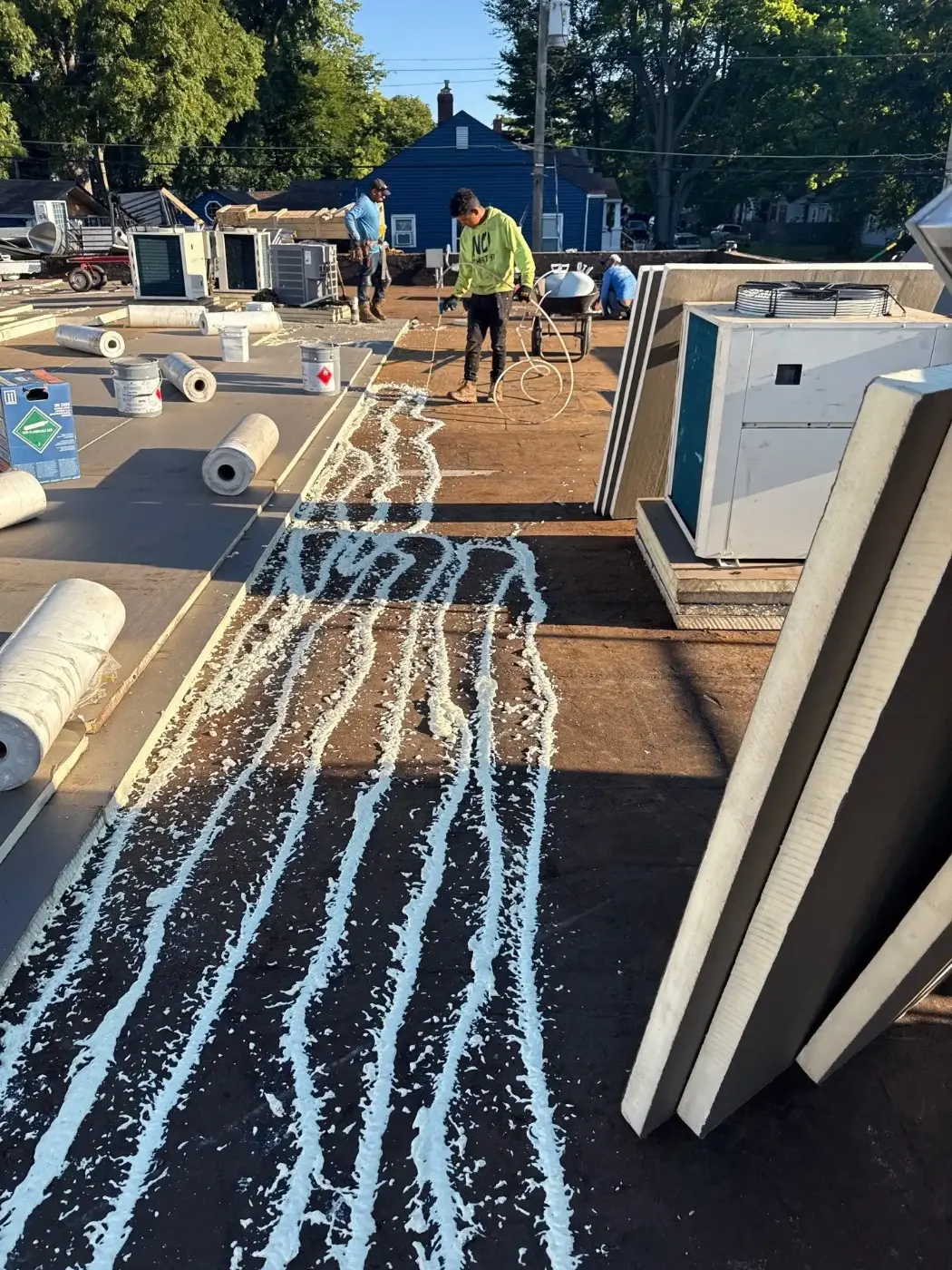 Manufacturer-certified roof installation in Albion