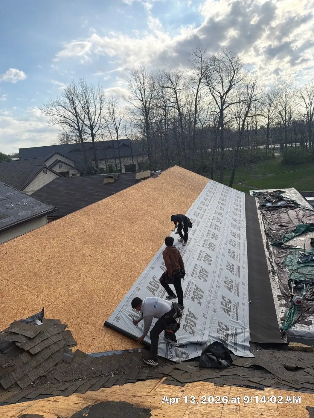 Membrane repair completed in Albion