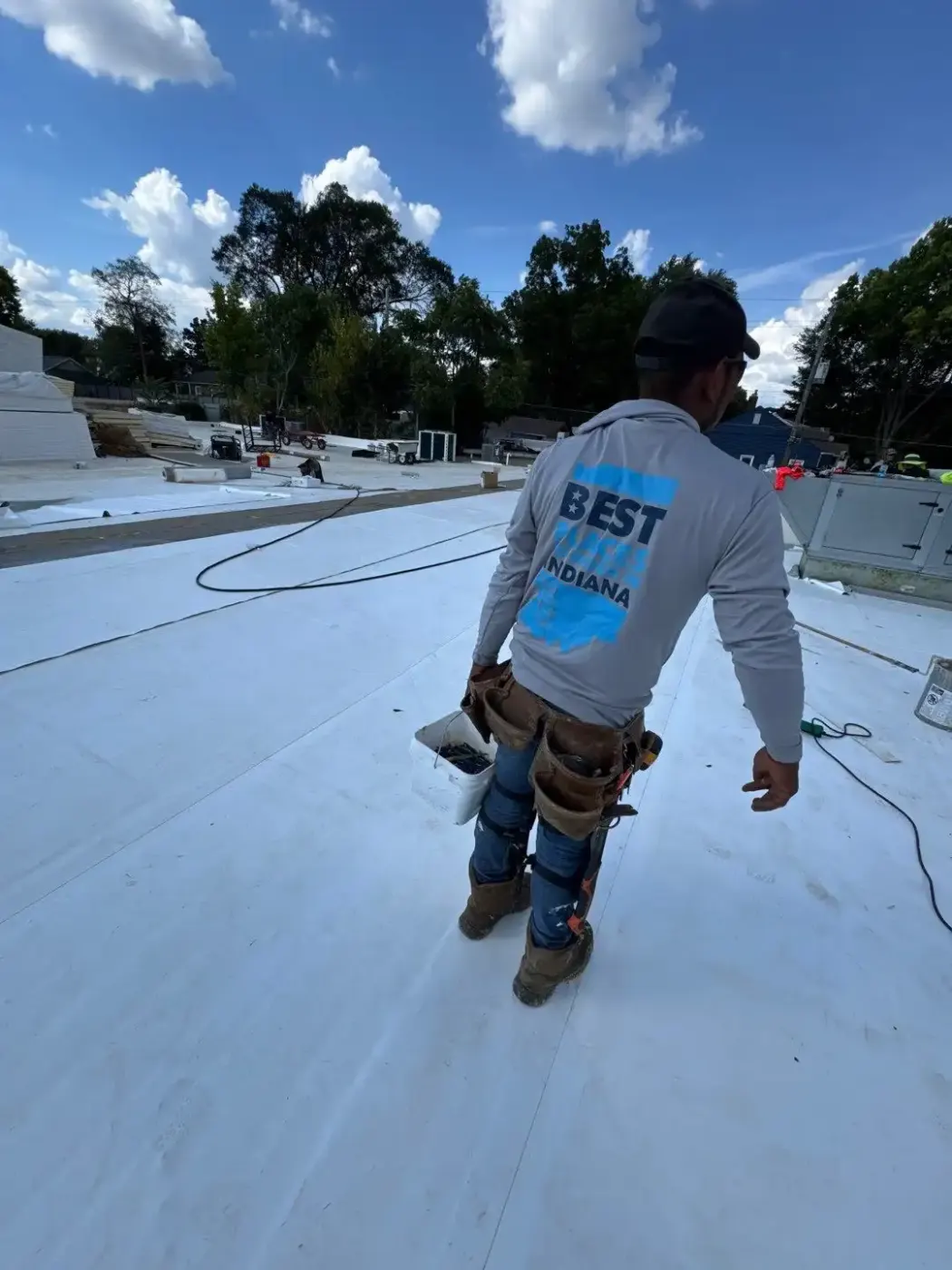 Membrane repair completed in Albion