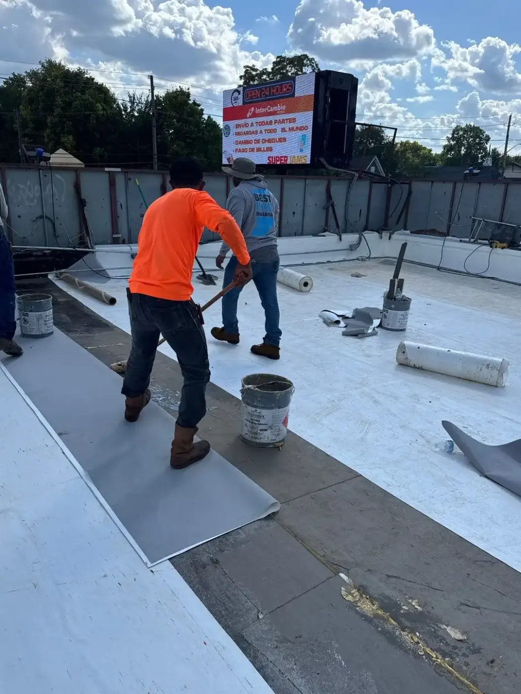 Commercial Roofing in Albion