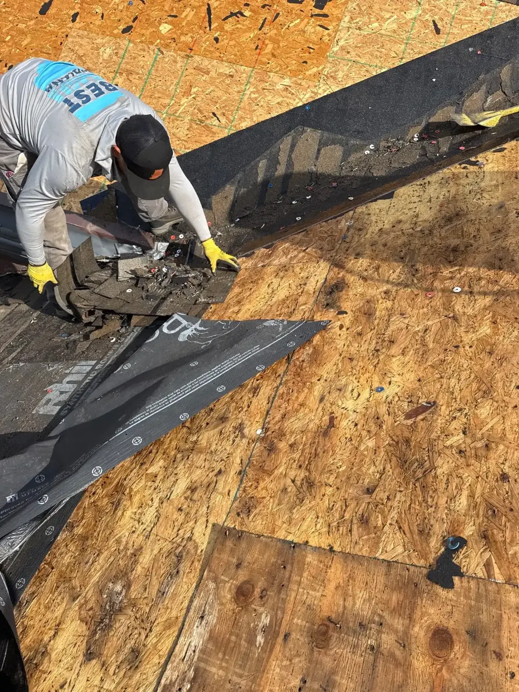 Commercial roof inspection documented in Albion